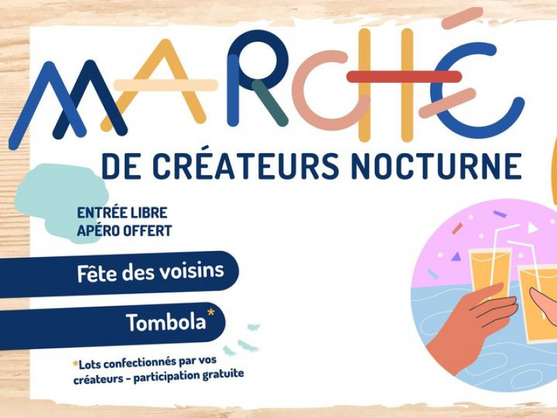marché de créateurs nocturne