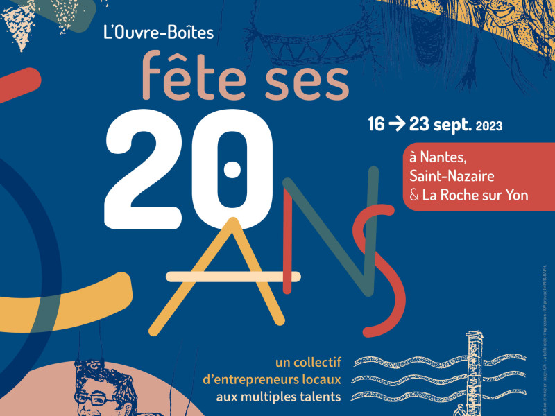 Affiche des 20 ans de l'Ouvre-Boîtes