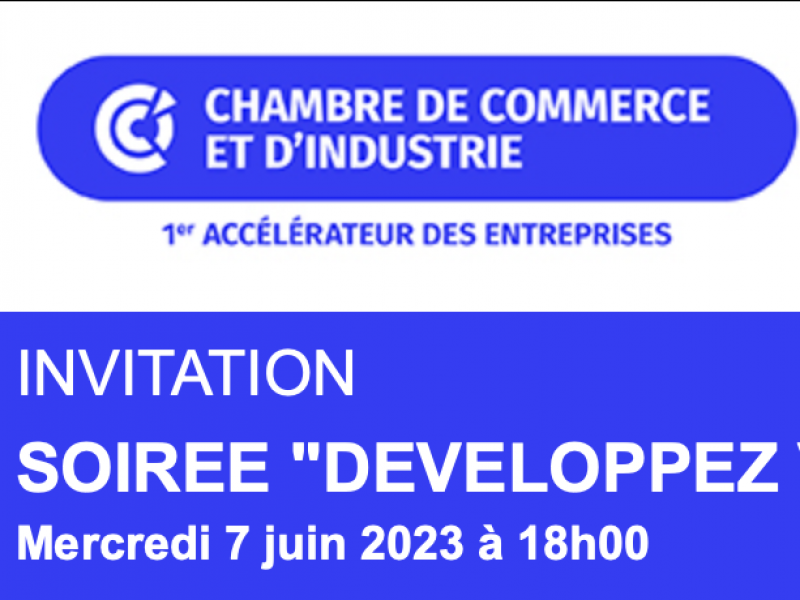 invitation soirée "développez votre réseau" 