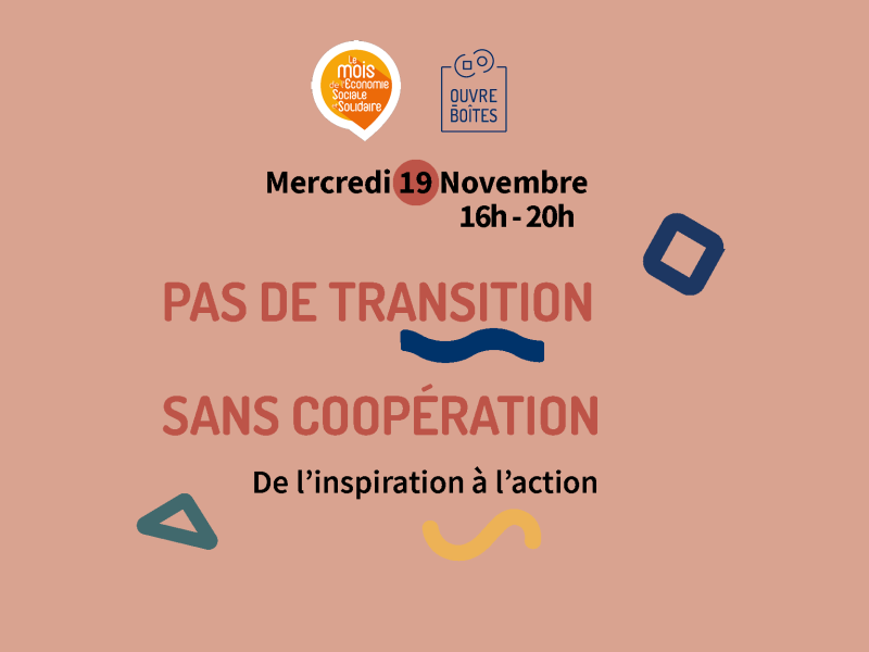 Pas de transition sans coopération