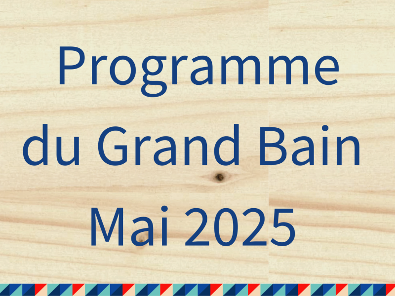 Programme de mai