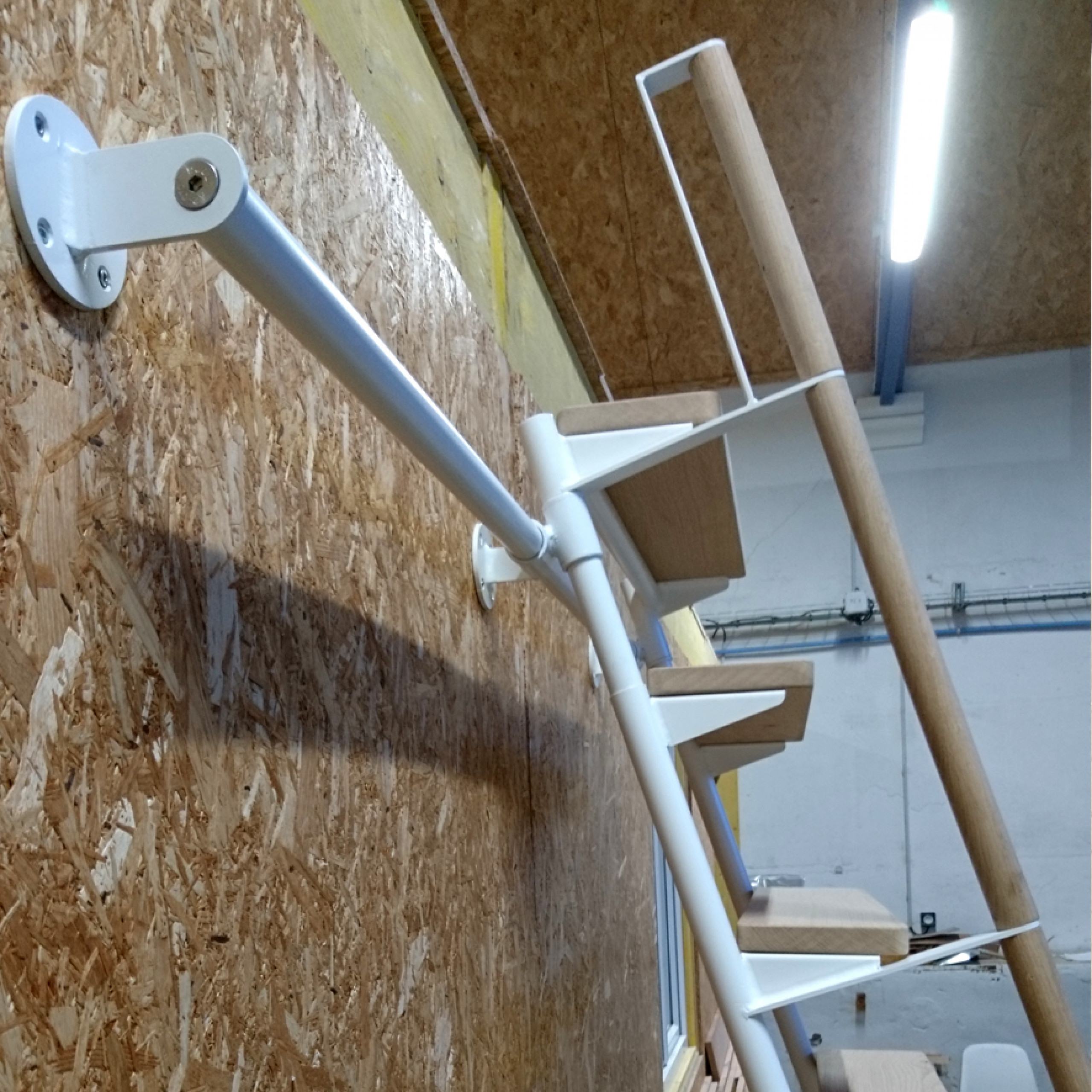 échelle coulissante / détail échelle coulissante / détail