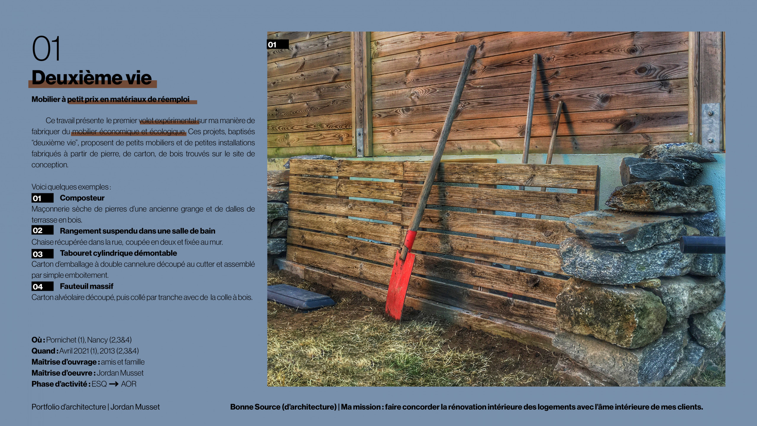 #1 | Mobilier à petit prix en matériaux de réemploi Image 6