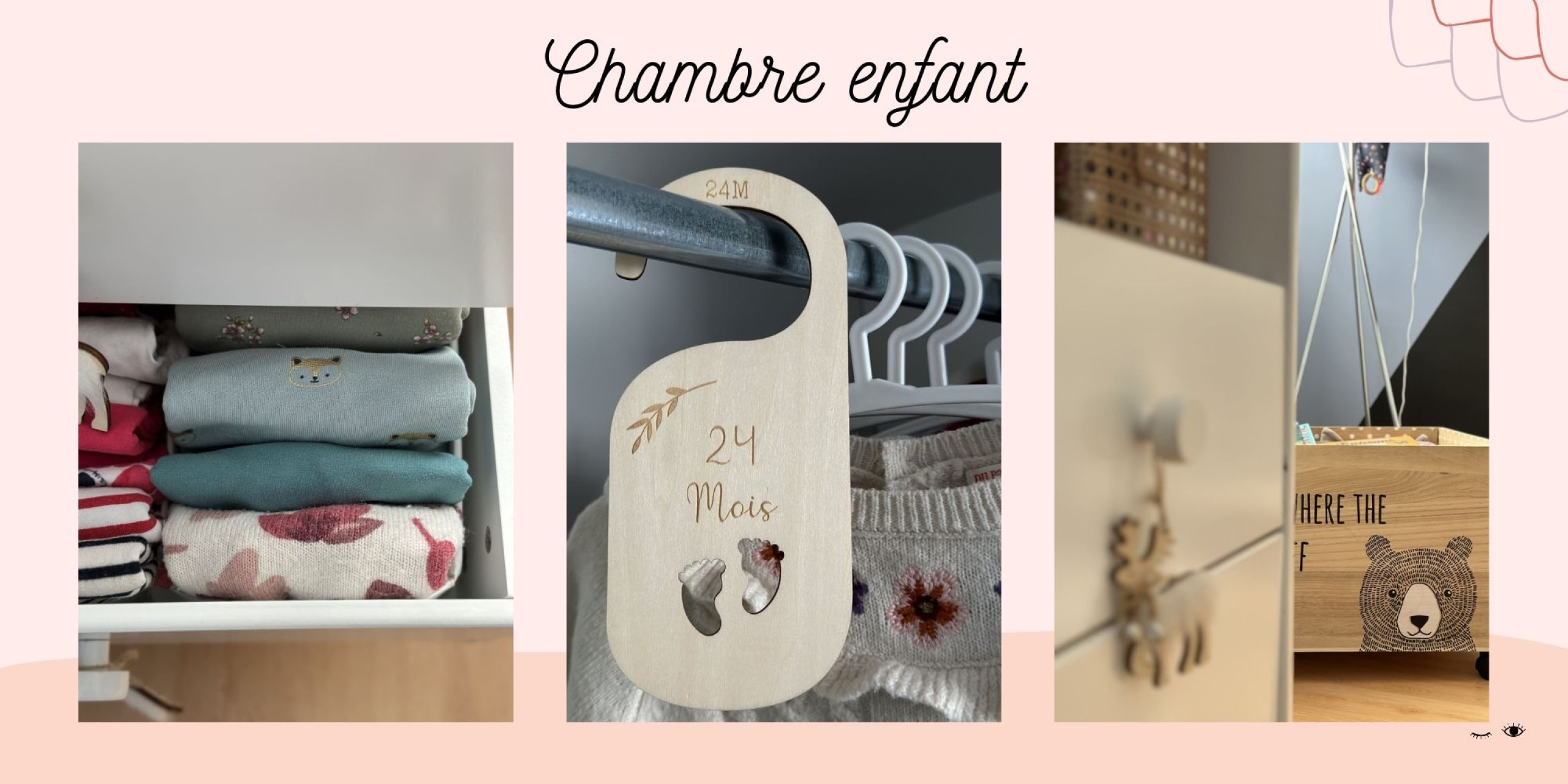 Rangement et organisation chambre enfant