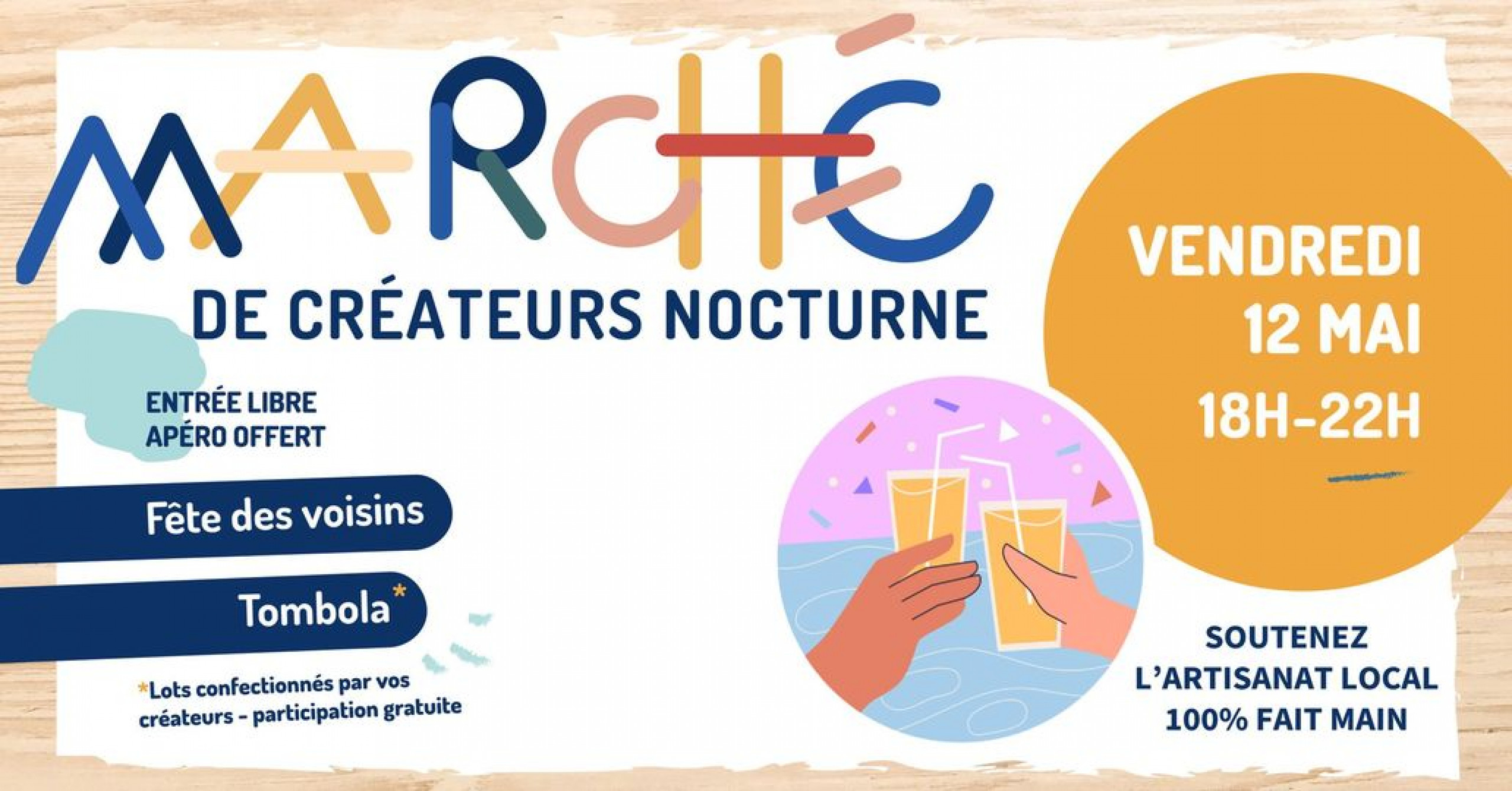 marché de créateurs nocturne