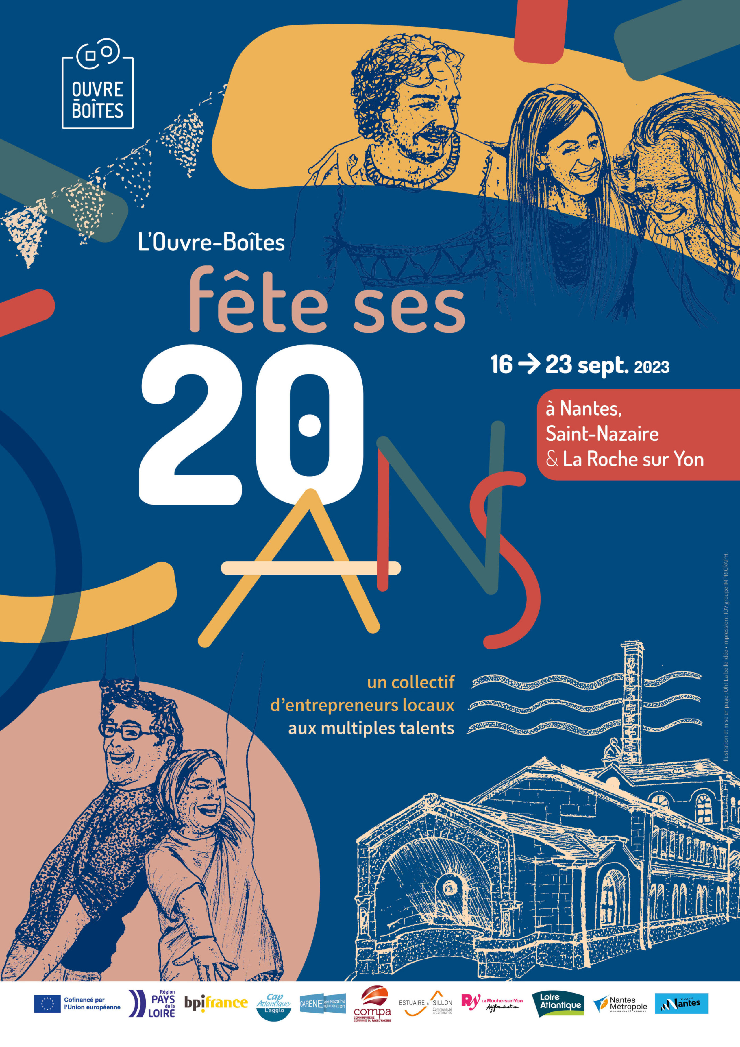 Affiche des 20 ans de l'Ouvre-Boîtes