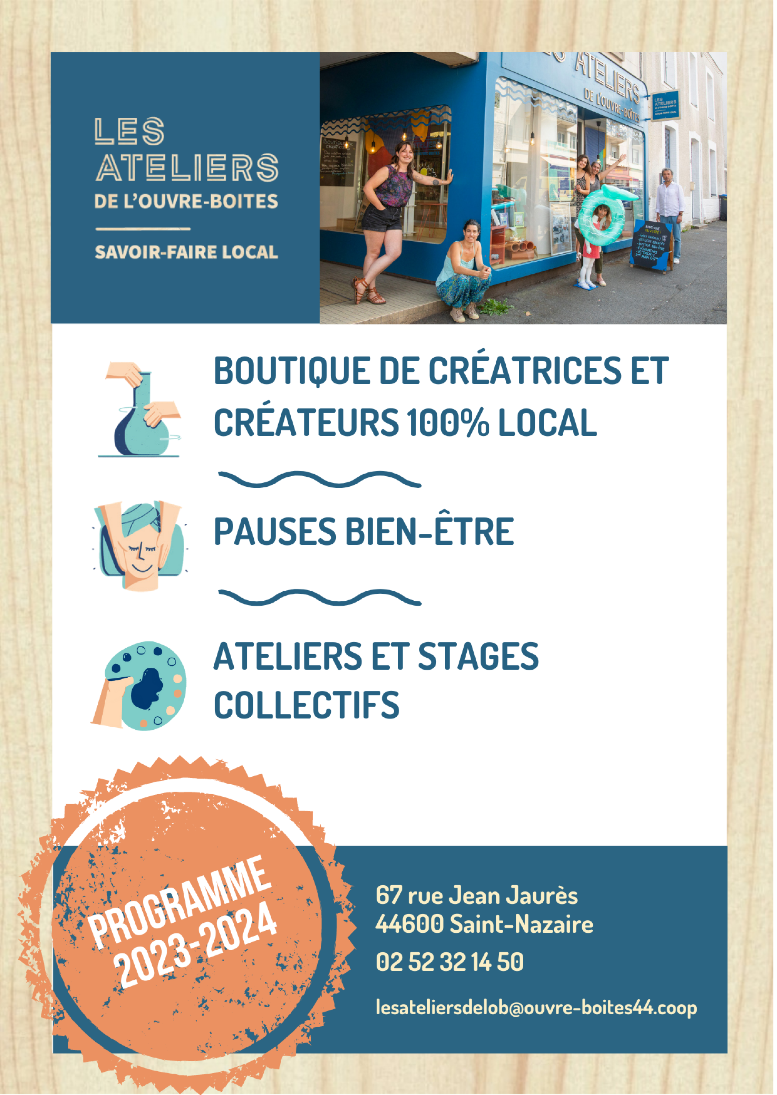 flyer des ateliers de l'OB flyer des ateliers de l'OB