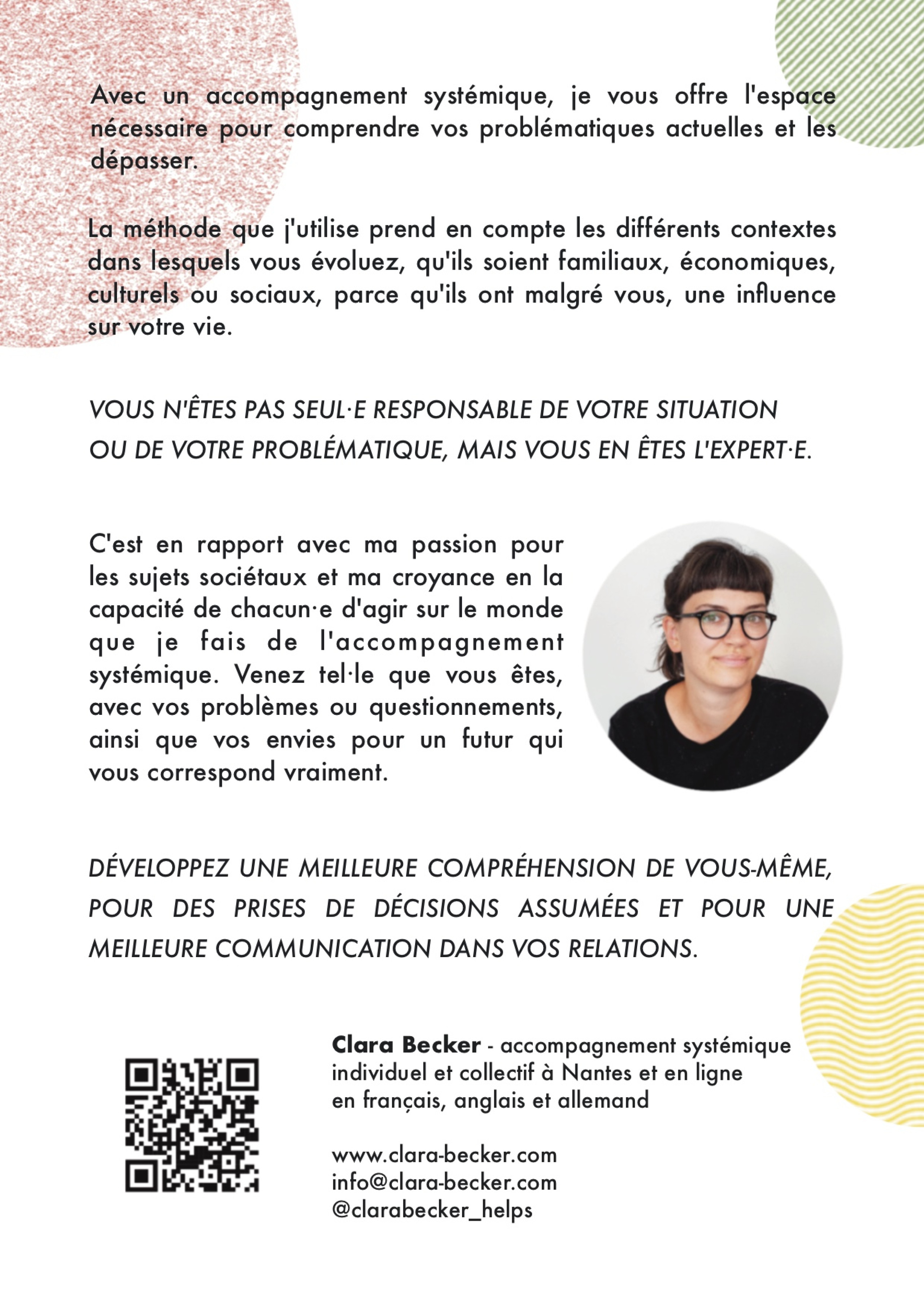 Plaquette Texte et photo