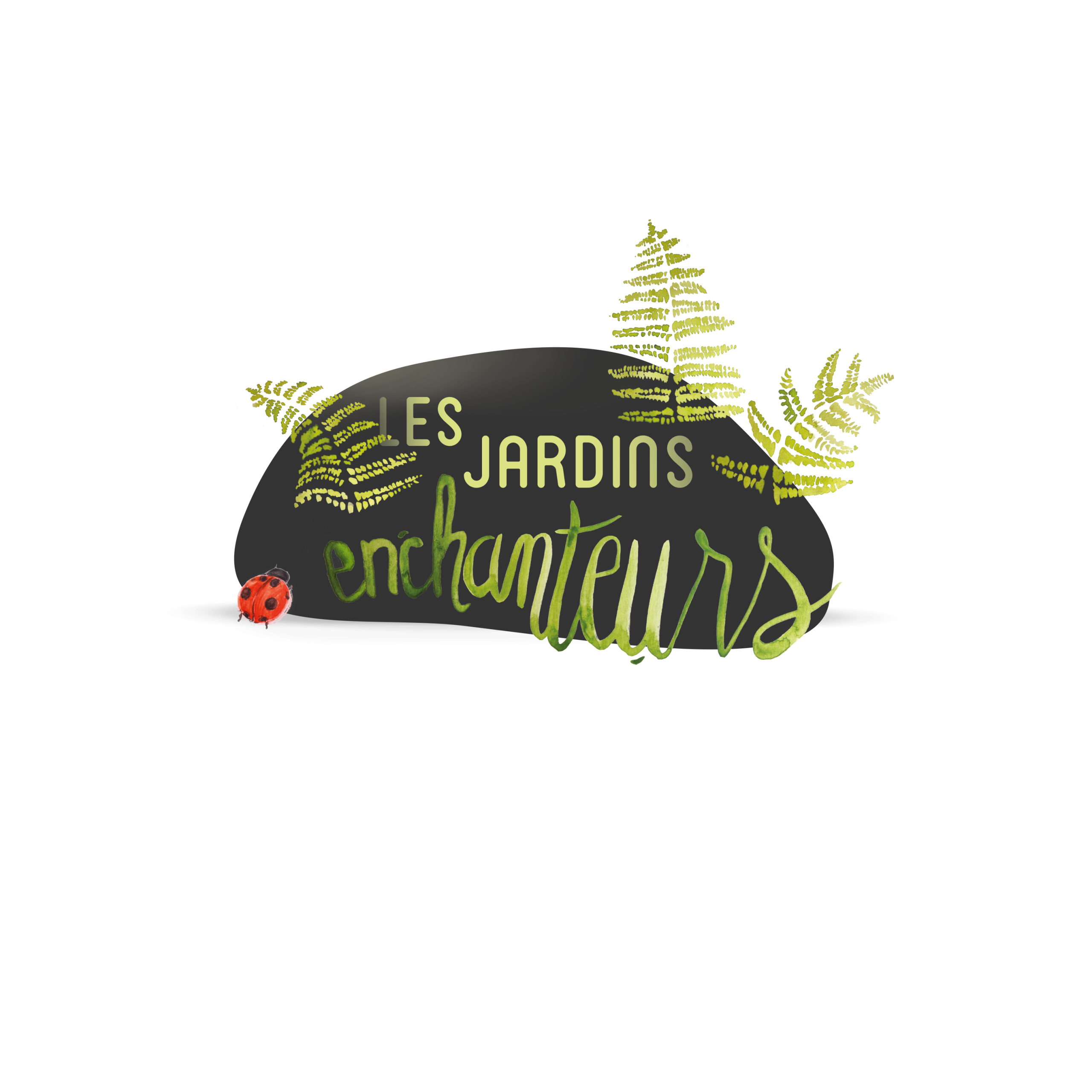 Les jardins enchanteurs (incroyable paysagiste!) - Logo Identité Les jardins enchanteurs - Joué sur Erdre