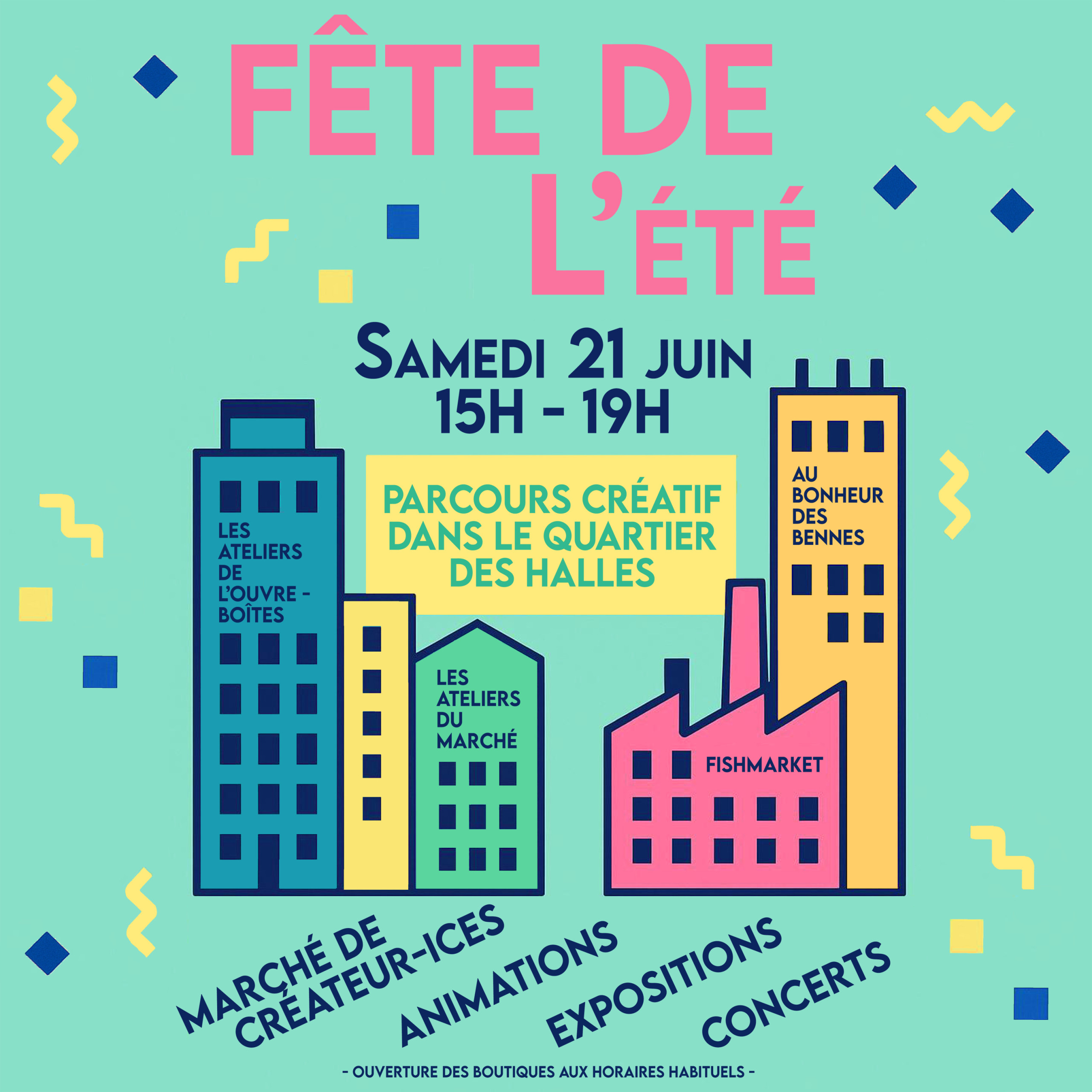 Fête de l'été Ateliers de l'Ouvre-Boîtes