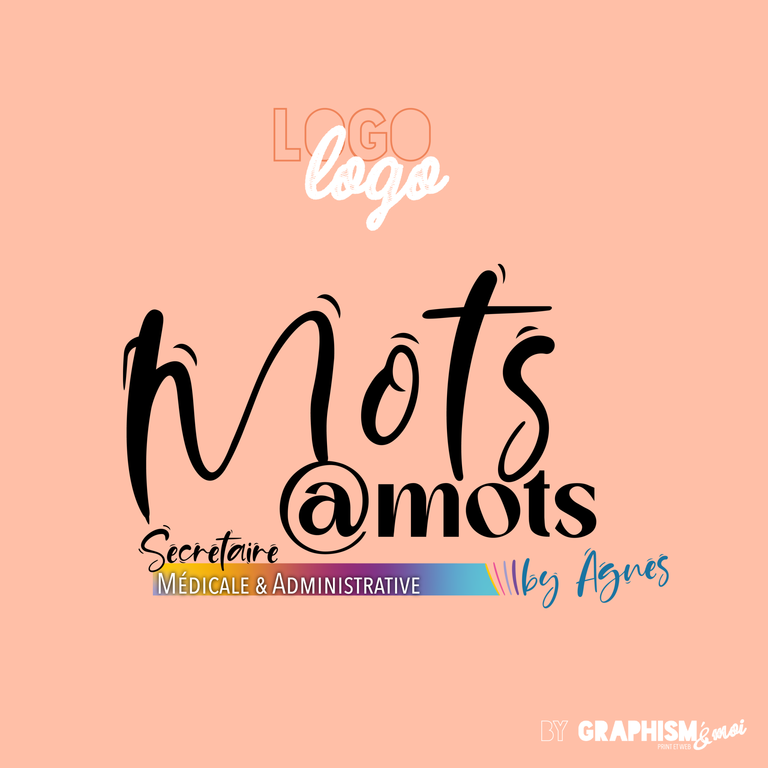 Refont du logo Mots à mots Logo Mots à mots
