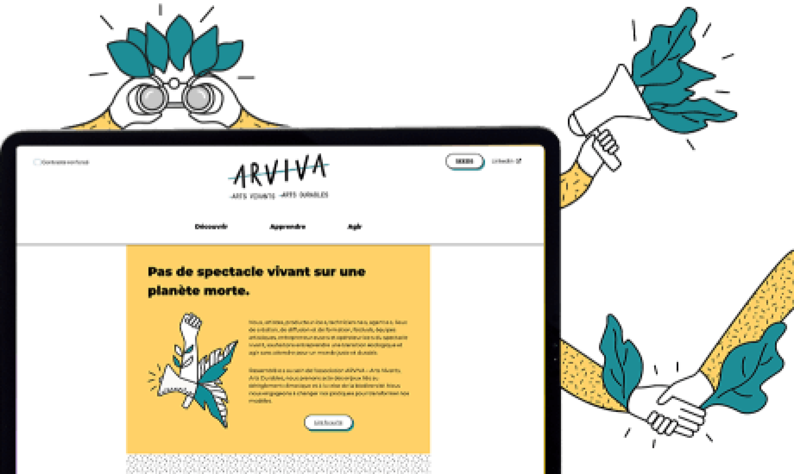 Arviva Miniature du site web arviva.org