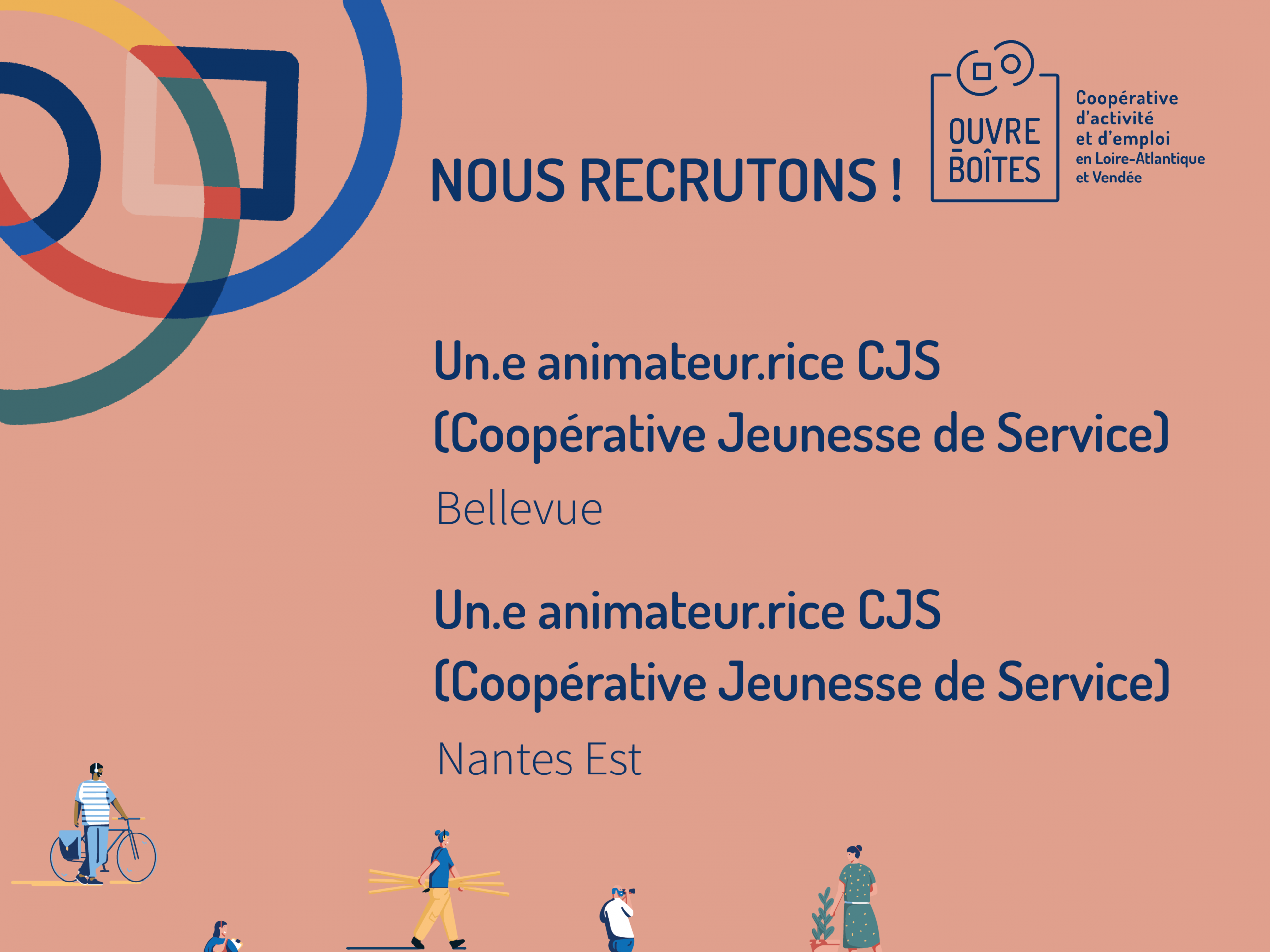 nous recrutons deux animateurs CJS