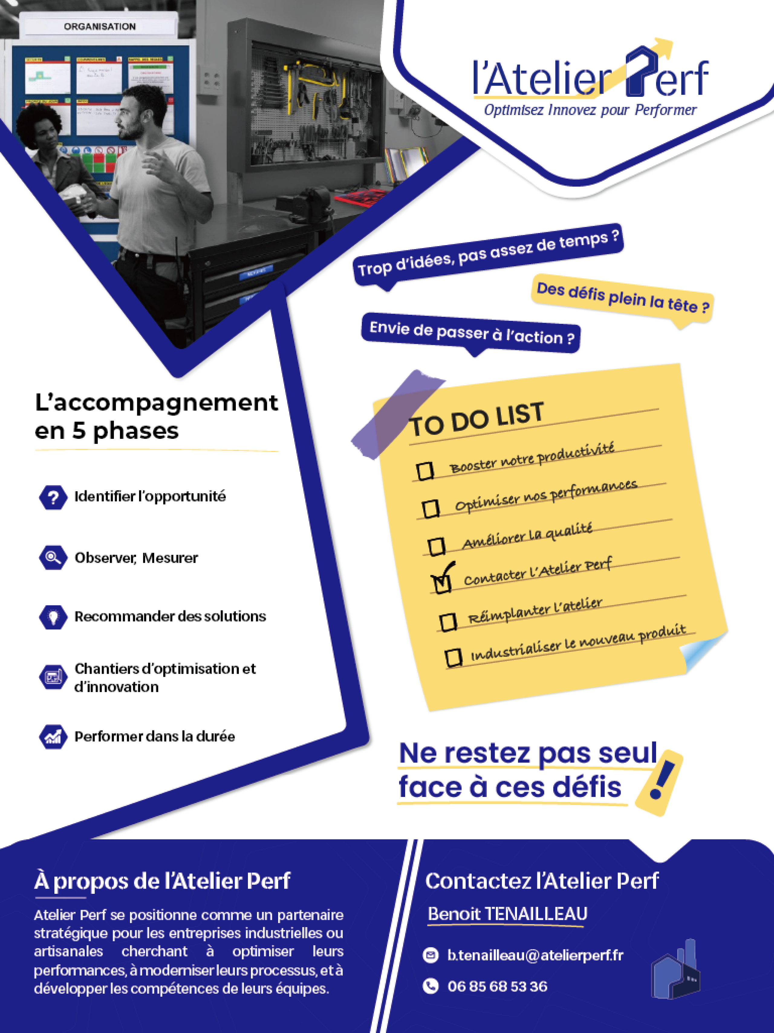 L'Atelier Perf plaquette commerciale