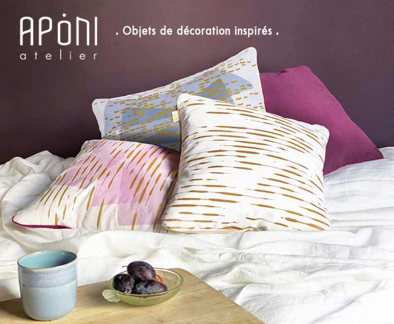 coussins sérigraphiés