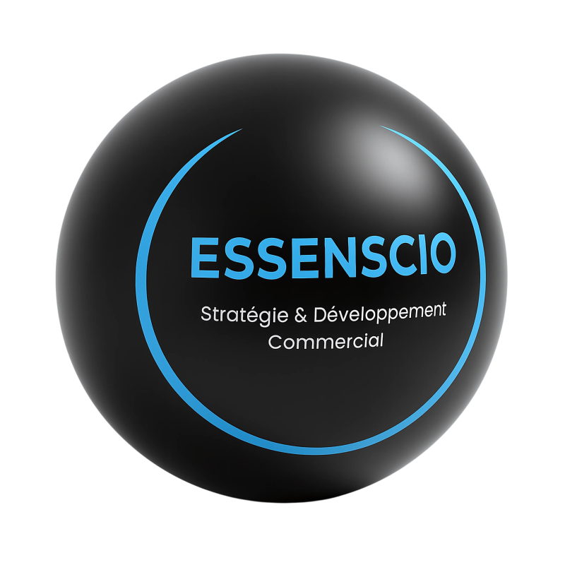 LOGO ROND ESSENSCIO AUDIT CONSEIL VENTE DEVELOPPEMENT COMMERCIAL NANTES LOIRE ATLANTIQUE
